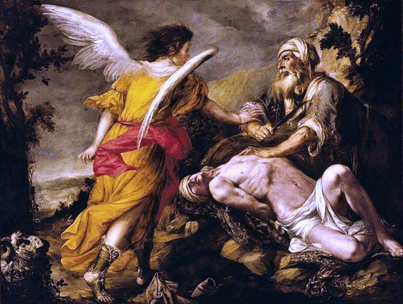  Juan De Valdes Leal The Sacrifice of Isaac - Art Print