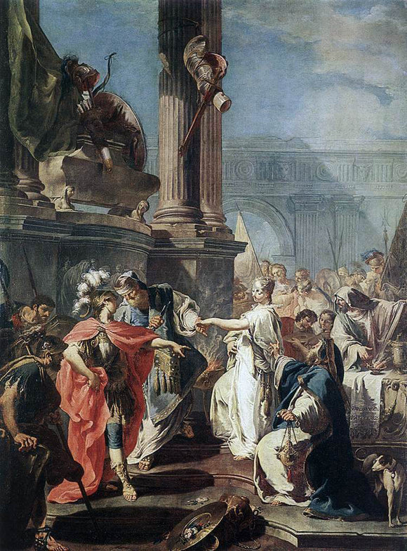  Giambattista Pittoni The Sacrifice of Polyxena - Art Print