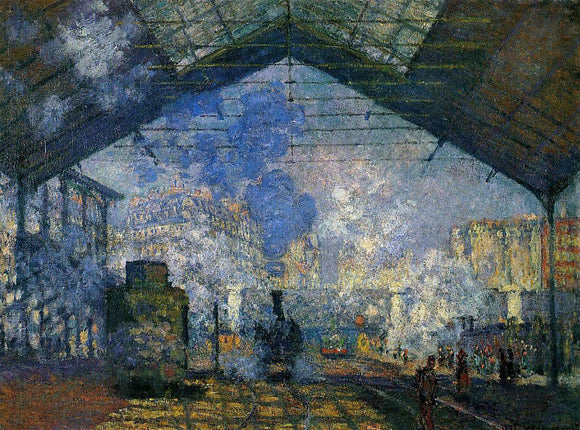  Claude Oscar Monet The Saint-Lazare Station - Art Print