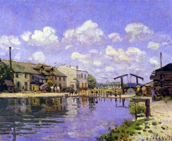  Alfred Sisley The Saint-Martin Canal - Art Print