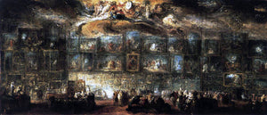  Gabriel De Saint-Aubin The Salon of 1779 - Art Print