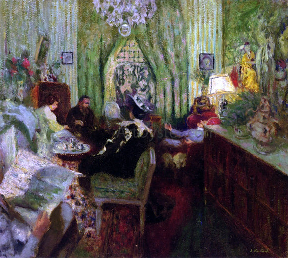  Edouard Vuillard The Salon of Madame Aron - Art Print