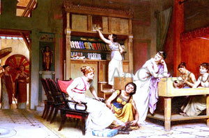  Pierre-Paul-Leon Glaize The Sandal Makers - Art Print