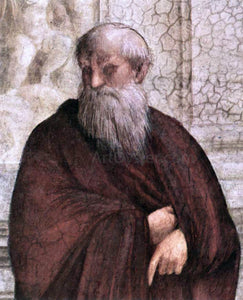  Raphael The School of Athens (detail 6) (Stanza della Segnatura) - Art Print
