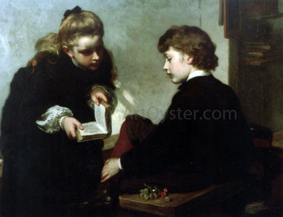  James Sant The Schoolmasters' Daughter - Art Print