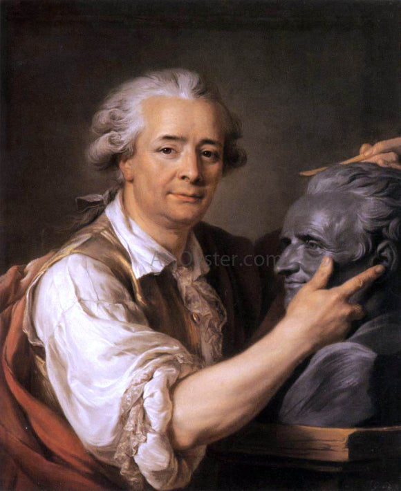  Adela?Øde Labille-Guiard The Sculptor Augustin Pajou - Art Print