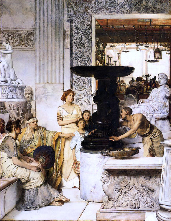  Sir Lawrence Alma-Tadema The Sculpture Gallery - Art Print