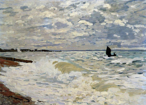  Claude Oscar Monet The Sea at Saint-Adresse - Art Print