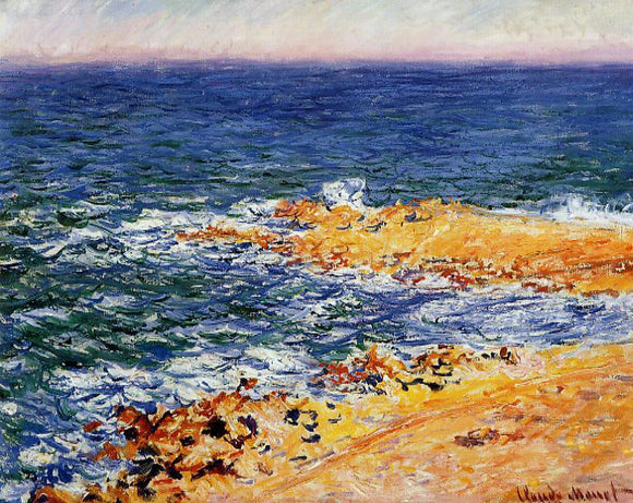  Claude Oscar Monet The Sea in Antibes - Art Print