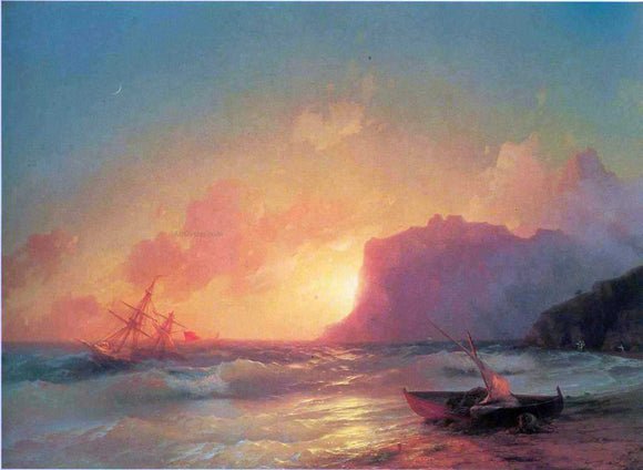  Ivan Constantinovich Aivazovsky The Sea. Koktebel - Art Print