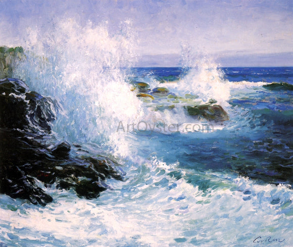  Guy Orlando Rose The Sea View of Cliffs - Art Print