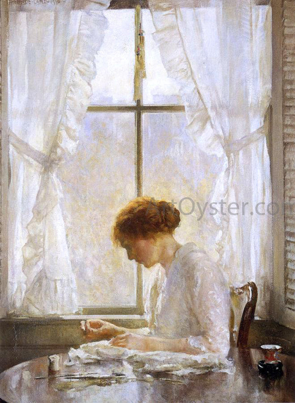  Joseph DeCamp The Seamstress - Art Print