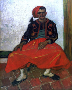  Vincent Van Gogh The Seated Zouave - Art Print