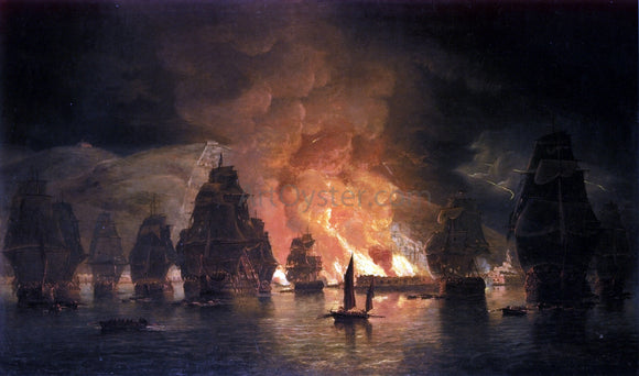  Thomas Luny The Seige of Algiers - Art Print
