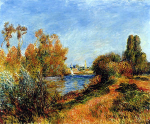  Pierre Auguste Renoir The Seine at Argenteuil - Art Print