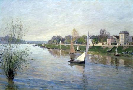  Alfred Sisley The Seine at Argenteuil - Art Print