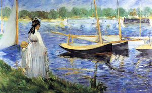  Edouard Manet The Seine at Argenteuil - Art Print