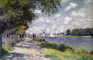  Claude Oscar Monet The Seine at Argenteuil - Art Print