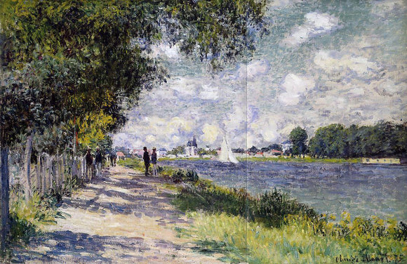  Claude Oscar Monet The Seine at Argenteuil - Art Print