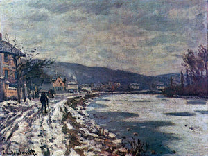  Claude Oscar Monet The Seine at Bougival - Art Print