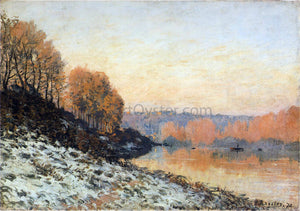  Alfred Sisley The Seine at Bougival in Winter - Art Print