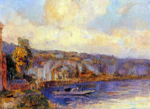  Albert Lebourg The Seine at La Bouille - Art Print
