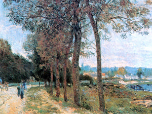  Alfred Sisley The Seine at Marly - Art Print