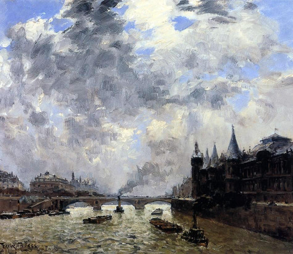  Frank Myers Boggs The Seine at Paris - Art Print