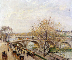  Camille Pissarro The Seine at Paris, Pont Royal - Art Print