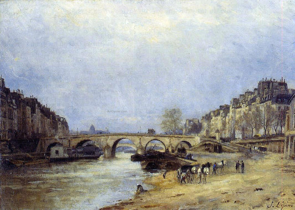  Stanislas Lepine The Seine at Pont Marie - Art Print