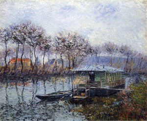  Gustave Loiseau The Seine at Port Marly - Art Print