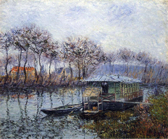  Gustave Loiseau The Seine at Port Marly - Art Print