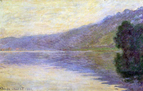  Claude Oscar Monet The Seine at Port-Villez, Harmony in Blue - Art Print