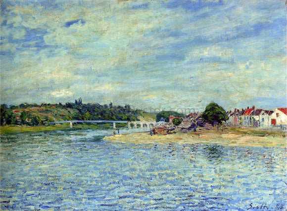  Alfred Sisley The Seine at Saint Mammes - Art Print