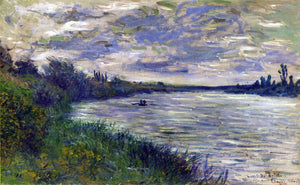  Claude Oscar Monet The Seine near Vetheuil, Stormy Weather - Art Print