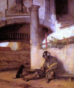  Carel Fabritius The Sentry - Art Print