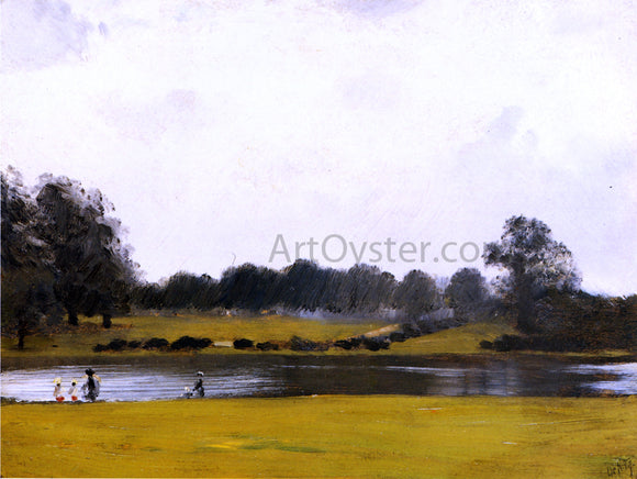  Giuseppe De Nittis The Serpentine, Hyde Park, London - Art Print