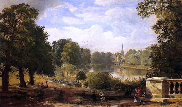  Jasper Francis Cropsey The Serptentine, Hyde Park, London - Art Print