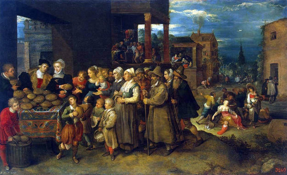  II Frans Francken The Seven Acts of Mercy - Art Print