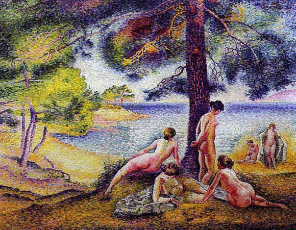  Henri Edmond Cross The Shady Beach - Art Print