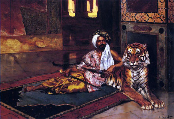  Rudolph Ernst The Sheik's Favorite - Art Print