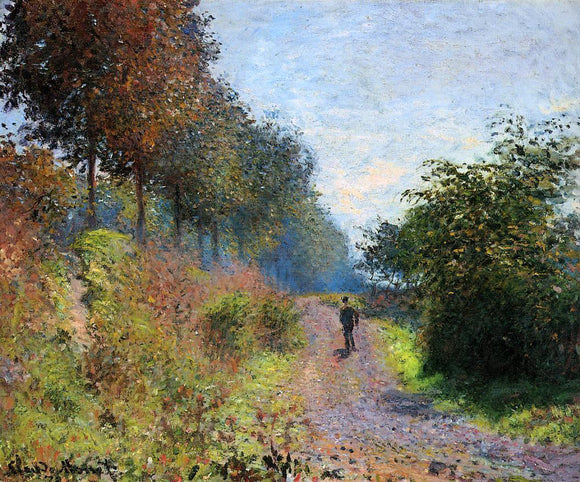  Claude Oscar Monet The Sheltered Path - Art Print