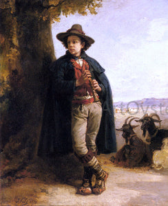  Isidore Augustin Pils The Shepherd Boy - Art Print