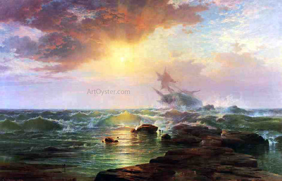  Edward Moran The Shipwreck - Art Print