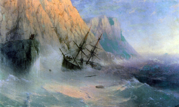  Ivan Constantinovich Aivazovsky The Shipwreck - Art Print