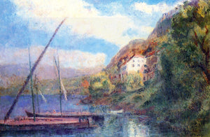  Albert Lebourg The Shores of Lake Geneva at Saint-Gingolph - Art Print
