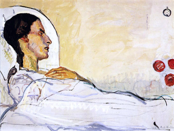  Ferdinand Hodler The Sick Valentine Gode-Darel - Art Print