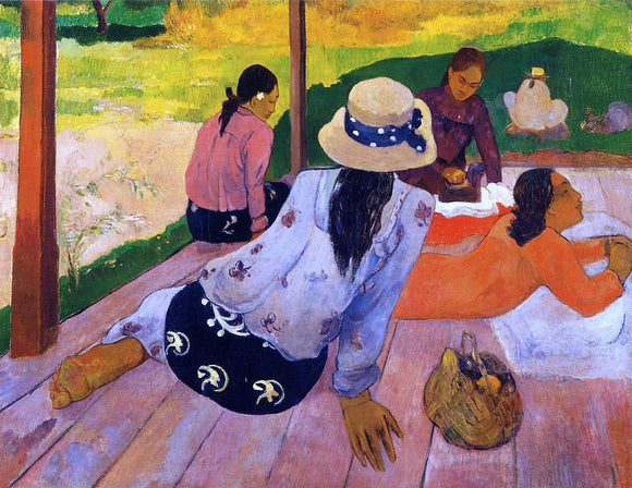  Paul Gauguin The Siesta - Art Print