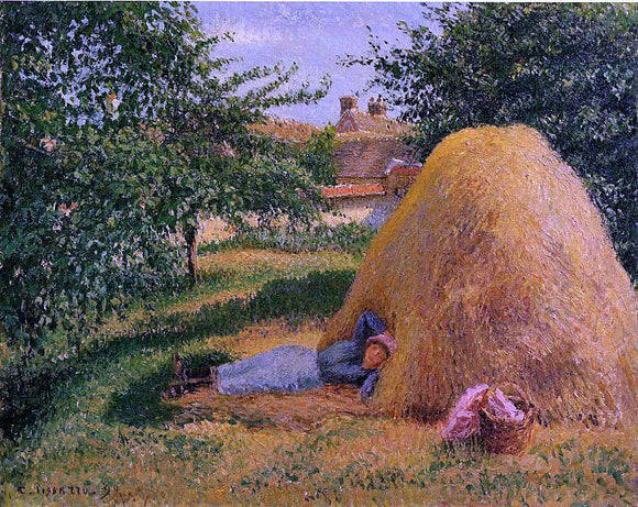  Camille Pissarro The Siesta - Art Print