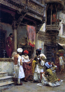  Edwin Lord Weeks The Silk Merchants - Art Print